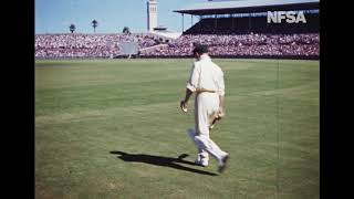 Rare Footage Of Don Bradman In Colour 26 February 1949
