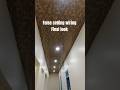 False celling wiring|Planning for LED lights and profile lights|#kajal electrician