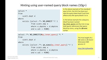 7 Levels of Hint Invalidity in Oracle SQL