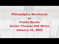 Xavier Thomas   Revolution vs Protec Ducks