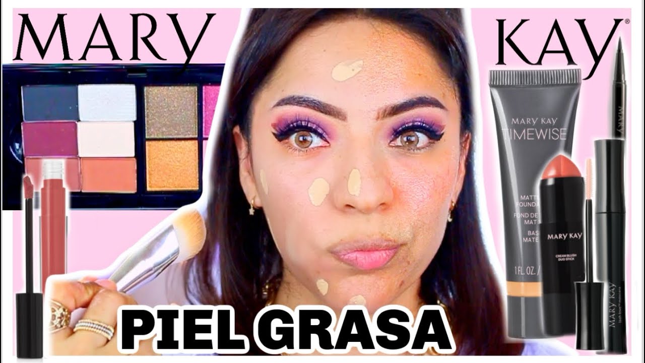 PROBANDO EL MEJOR MAQUILLAJE DE @MARYKAY POR PRIMERA VEZ EN MI PIEL GRASA!🤮 ♥BeautybyNena