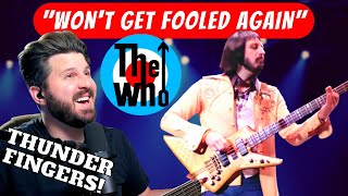 I Wasn't Into THE WHO...Until NOW! Bass Teacher REACTS to John Entwistle on "Won't Get Fooled Again"