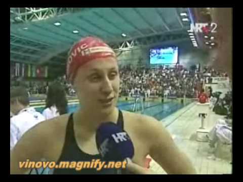 Sanja Jovanovic - EC Swimming 2008 Gold medal 100m...