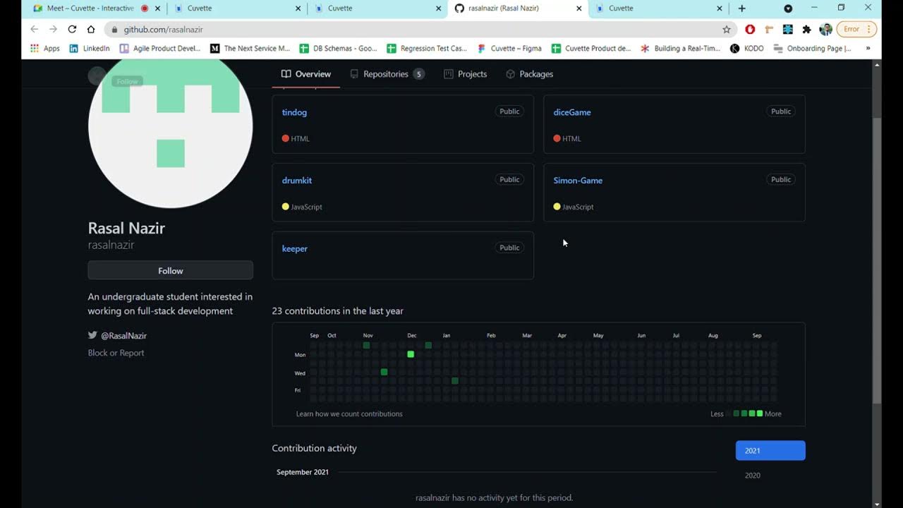 Profile building session Sudhanshu Singh, Cofounder Cuvette Tech
