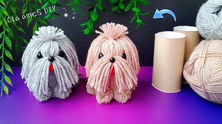 ❤️The Best Yarn Dog Idea 🐶🧶 Super Easy Way to Make It 🐶 DIY Woolen Toys- Amazing Woolen Craft Making