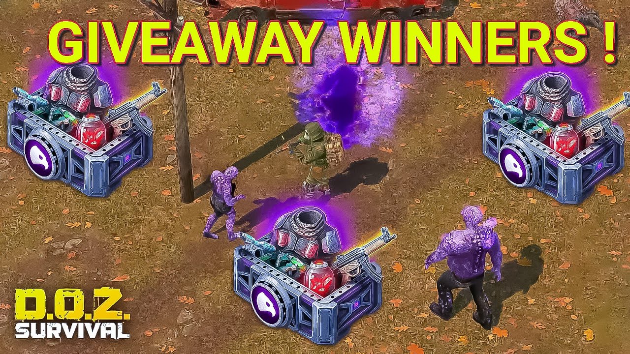 GIVEAWAY WINNERS ! Dawn of Zombies: Survival