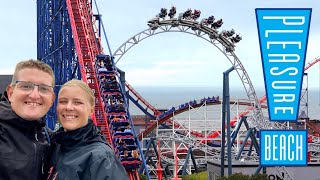 Blackpool Pleasure Beach Vlog July 2023 - Late Night Riding & Fireworks!