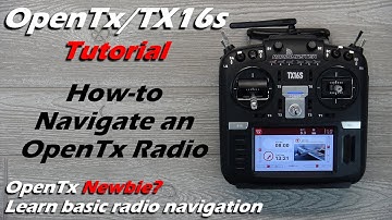 OpenTx Radio Navigation for Newbies