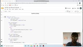Implementation of hash table using linear and quadratic probing