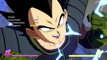 DRAGON BALL FighterZ solo Base Vegeta 6347 dmg ki loop combo