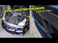 Mercedes AMG  Bumper Repair, Restoration & Customization with Carbon Fiber,   (Amazing results !!)