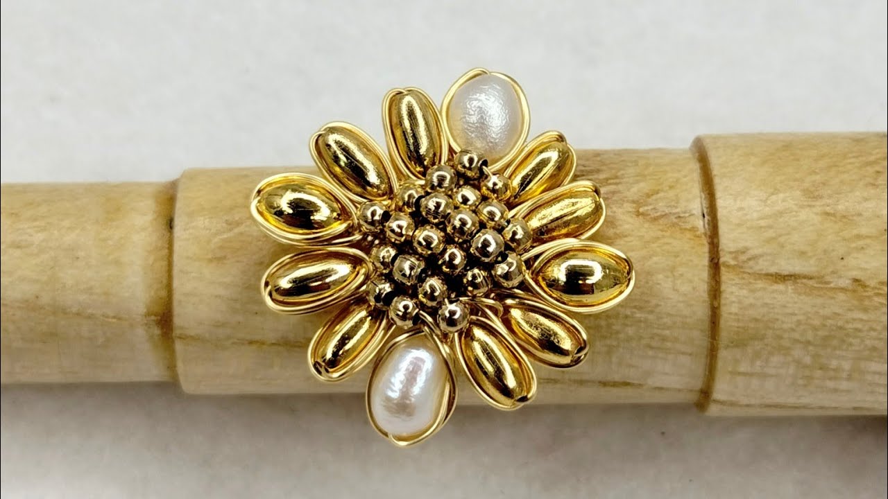 Anillo de chapa de oro