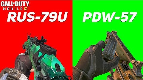 PDW-57 VS RUS-79u COMPARISON - WHICH IS THE BEST SMG? | CALL OF DUTY: MOBILE