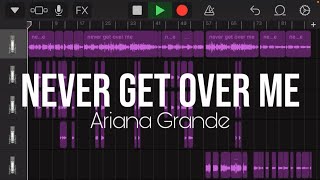 Ariana Grande - never get over me (harmony tutorial)