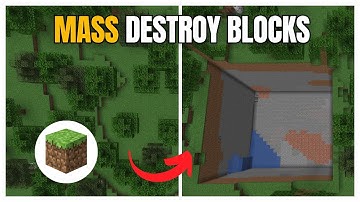 How to Mass Destroy & Clear Blocks in Minecraft | Easy Step-by-Step Guide
