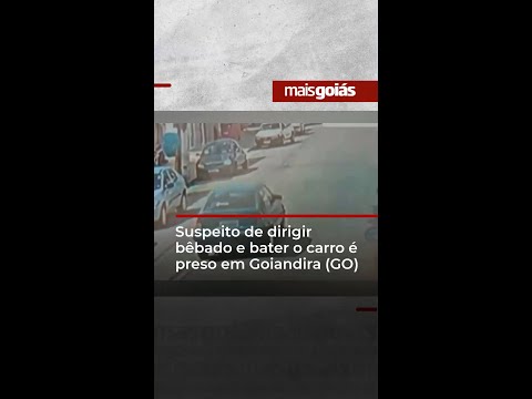 Suspeito de dirigir bêbado e bater o carro é preso em Goiandira (GO)