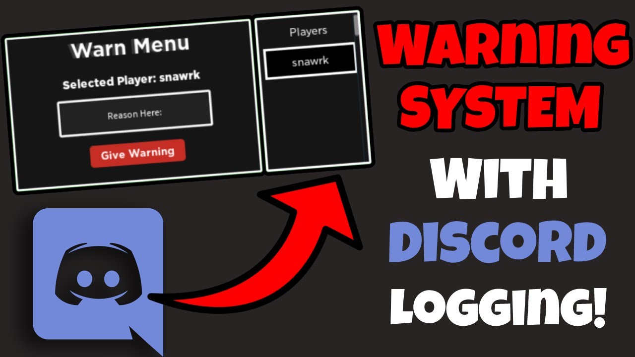 Warning system with Discord webhook logging | Roblox Tutorial - YouTube