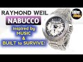 How BIG?! - Raymond Weil Nabucco 7800 Chronograph review | ShinyThings