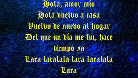 Thumbnail of Manolo otero "hola amor mio" (letra)