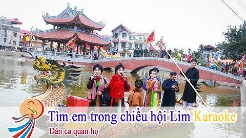Tìm em trong chiều hội Lim - Karaoke Beat Chuẩn