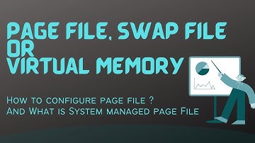 Page File, Swap File OR Virtual Memory | How to configure Page File.