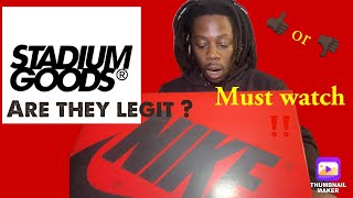 1st @Stadiumgoods  Purchase steal  on limited J's | Are the legit ? Honest opinion !! @GOAT @Stockx