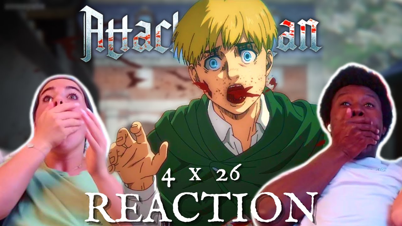 QUE EPISÓDIO INSANO!! 😱 - React Attack on Titan temporada 4 EP 26