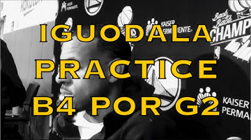 Entire ANDRE IGUODALA interview from Warriors (1-0) practice, day before Game 2 vs Portland