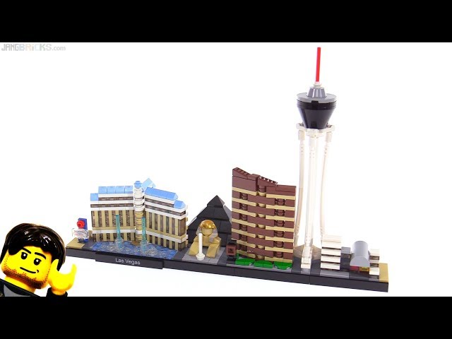 LEGO Architecture Las Vegas skyline set review! 21047 