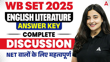 WB SET English Answer Key 2025 | WB SET Answer Key 2025 | WB SET English Exam 2025 By Aishwarya Mam