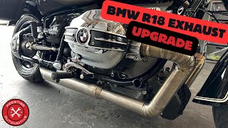 2021 BMW R18 Titanium Exhaust Easy Install Step by Step (Pro Race SR1)