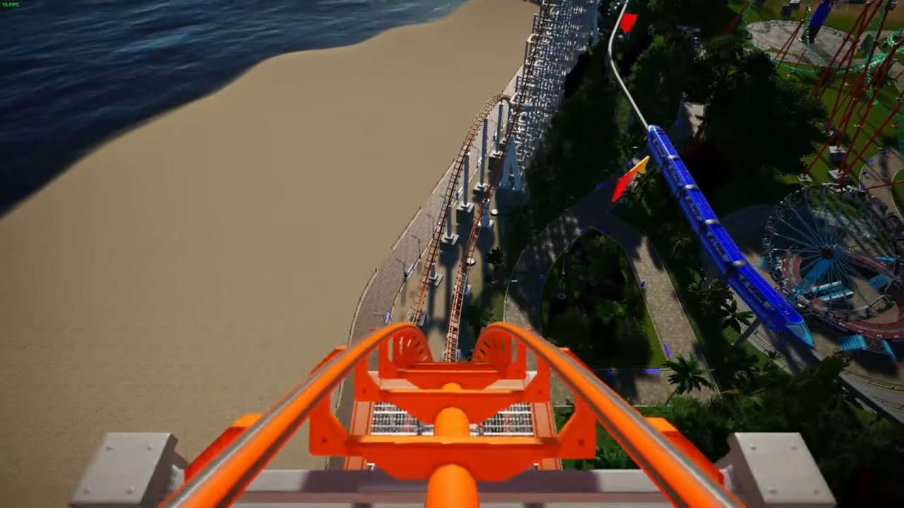 Paradise Park: Giant - On-Ride (Planet Coaster) HD