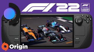 Steam Deck Gameplay F1 22 Origin Gameplay EA play Pro Champions Edition