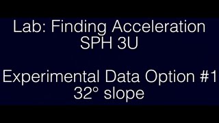 Lab: Finding Acceleration Option 1
