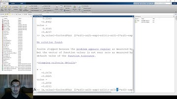Introduction to Matlab in Arabic | 25 Solving non linear equations  - solving a set of equations