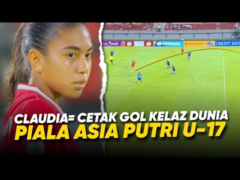 Gol Edan Timnas Putri Jadi Sorotan Piala Asia U-17 !! Lihat Aksi Claudia Scheunemann Lawan Filipina