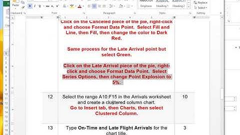 MyITLab Grader Project Homework (GPHW) Excel Chapter 3