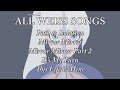 RWBY ALL WEISS SONGS "The Royal Test" (Mirror Mirror all parts + It's My Turn) with LYRICS