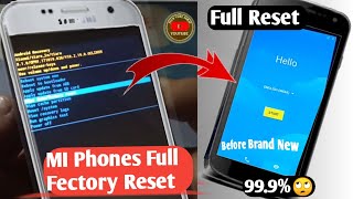 Haw To Hard Reset mi Phone || Mobile Ko Fectory Reset Kaise Karen || Hard Reset Mi Phone 2022