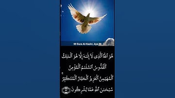 ألقرآن الكريم سورة الحشر آية ٢٣-٢٤ ماهر المعيقلي Quran karem قورئاني پیروز