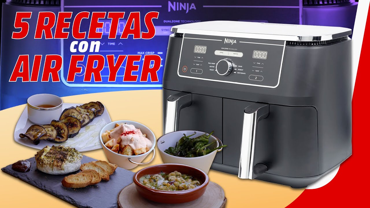 Prepara infinidad de recetas con el Horno y freidora de aire Ninja