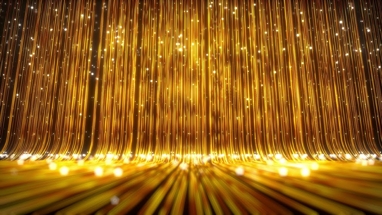 Golden Luxury Lights 10H 4K | Flowing Gold Background Loop