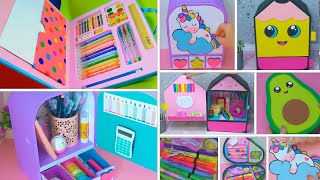 Cute сardboard ideas // How to make an organizers and pencil case out of cardboard