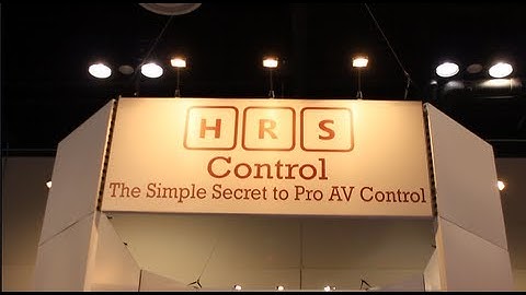 HRS Control - Updates and Overview from InfoComm 2013