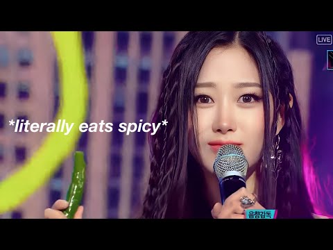 aespa being messy during spicy promotion