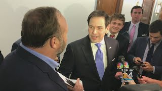 US Sen. Marco Rubio To InfoWars' Alex Jones: 'Don't Touch Me'