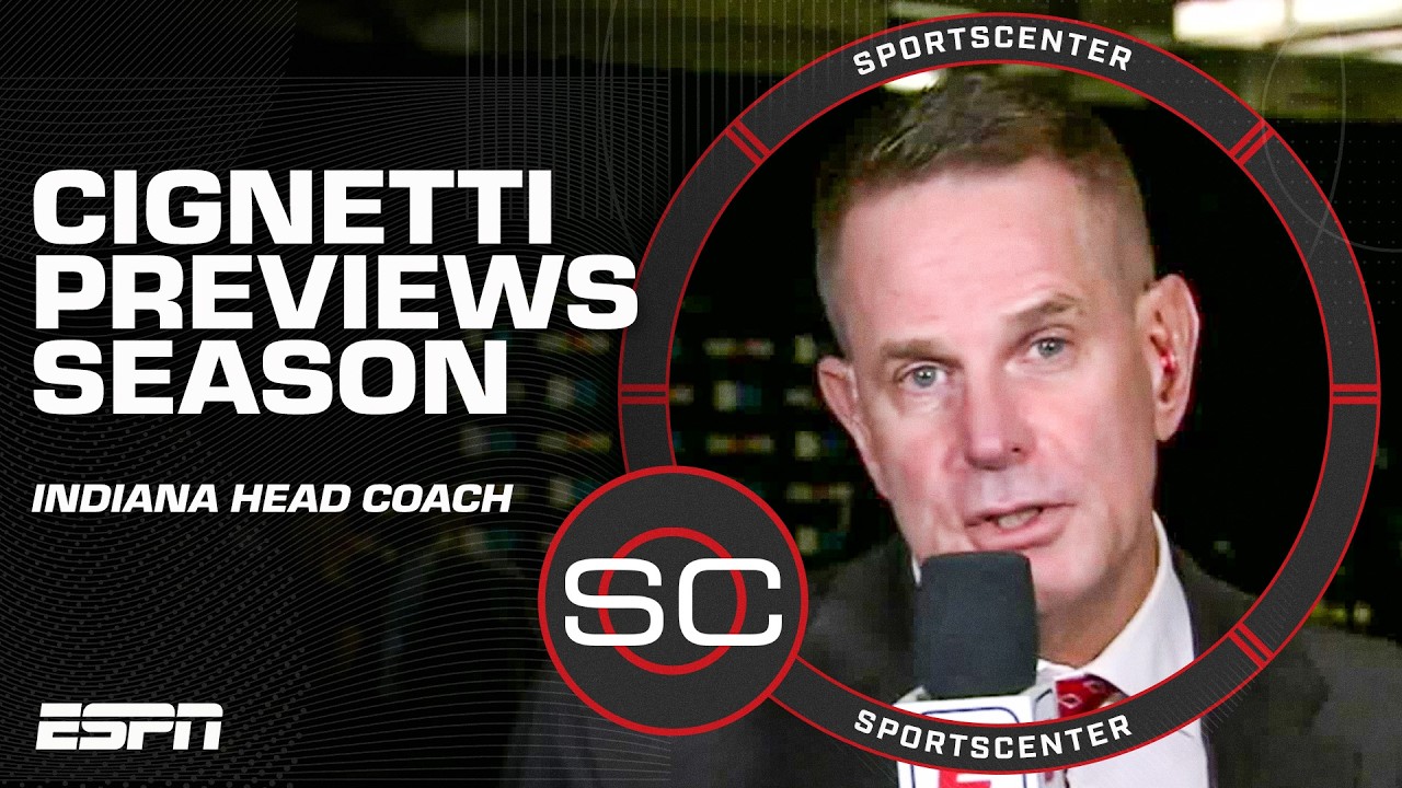Indiana HC Curt Cignetti on QB Josh Hoover and trying to repeat as National Champions | SportsCenter