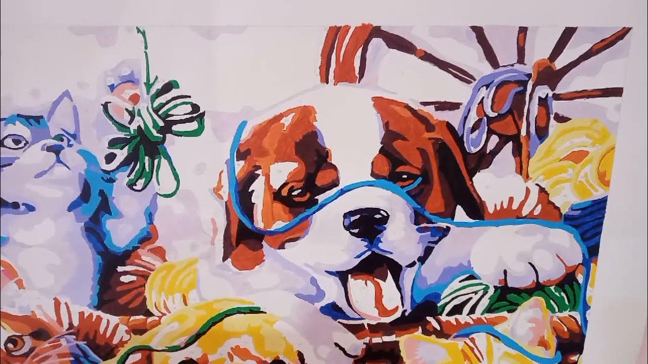 DIY Painting by numbers. YouTube