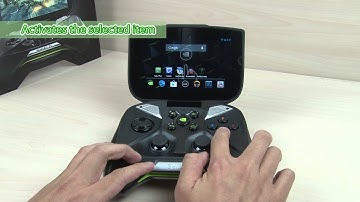 Special feature of Nvidia Shield: Button Control Demo