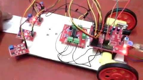 Line Follower using 4 IR sensor and Arduino